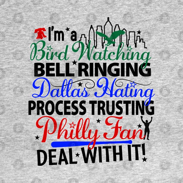 Funny Philly Sports Fan Bird Watching Love Philly Favorite by TeeCreations